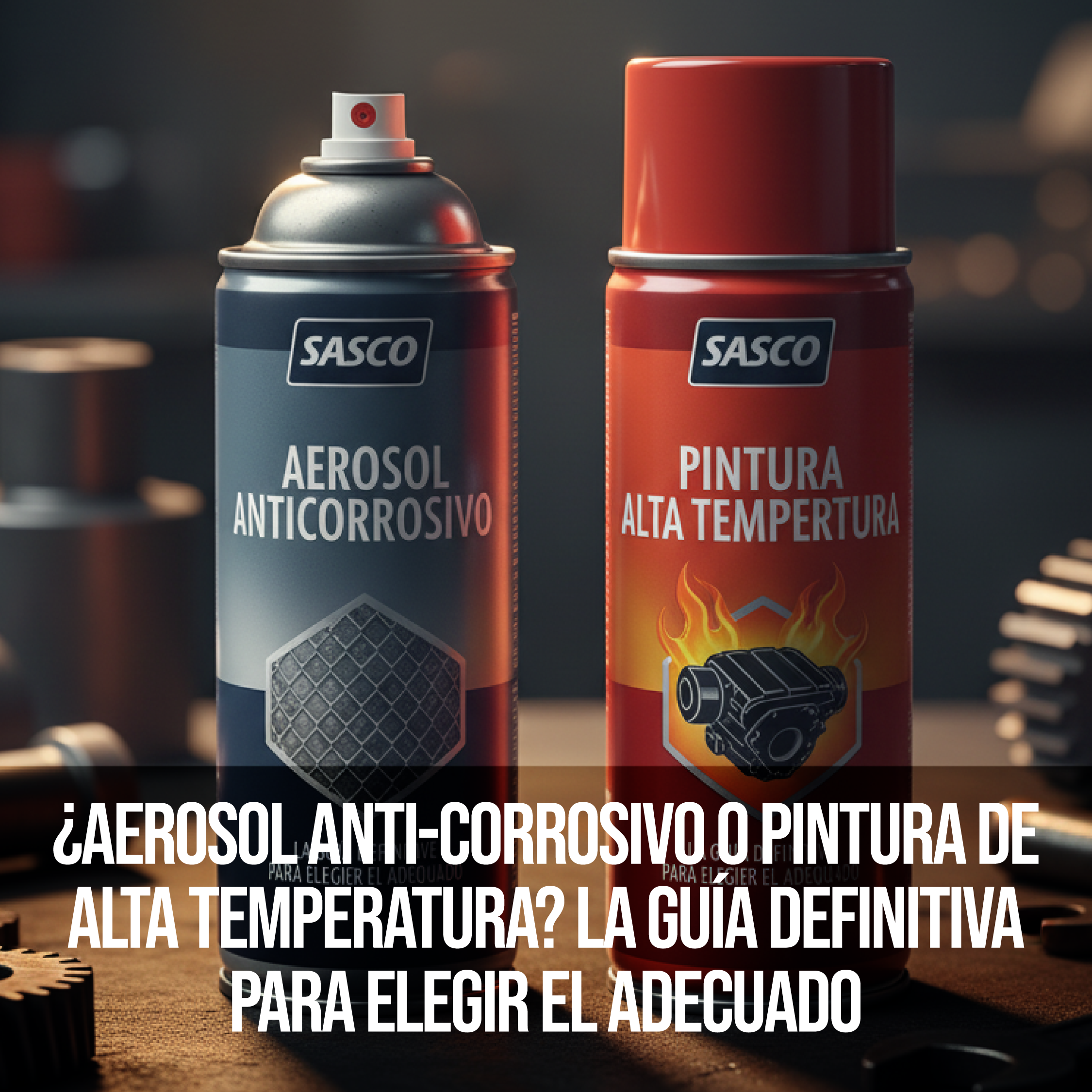 ¿Aerosol Anti-corrosivo o Pintura de Alta Temperatura? La Guía Definitiva para Elegir el Adecuado